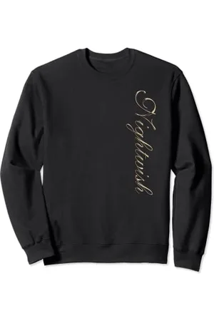 Nightwish Logo Goldene Vertikale Sweatshirt