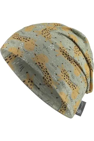 Sterntaler Beanie Giraffen - Unisex Kindermütze aus Flammgarnjersey mit UV Schutz 50+ - Leichte Mütze mit Giraffen -Druck schützt den Kopf an heißen Tagen vor der Sonne - , 55