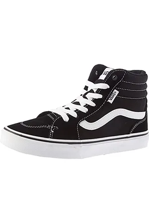 Vans Unisex Kinder Filmore Hi Sneaker Filmore Hi Trainers, (Suede/Canvas) black/white, 39 EU