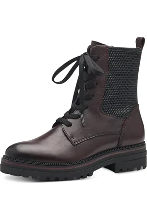 Tamaris Damen Schnürstiefel Leder; /rot; 38 EU
