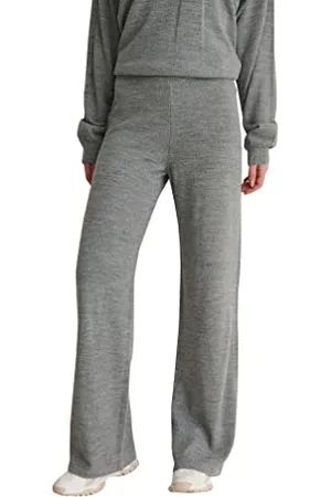 NA-KD Damen Knitted Pants Hose, , 3XL