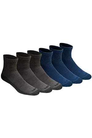 Dickies Herren Dri-tech Moisture Control Quarter, Available in M-XXL (6, 12, 18 Pairs) Socken, Gemischter Denim (6 Paar), X-Large (6er Pack)