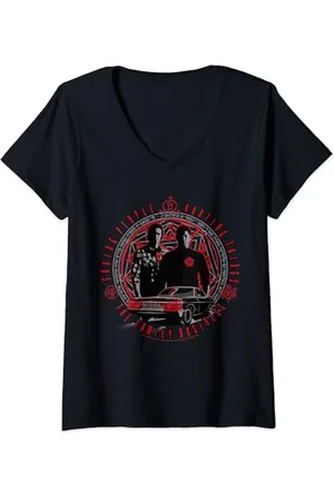 Supernatural Family Business T-Shirt mit V-Ausschnitt