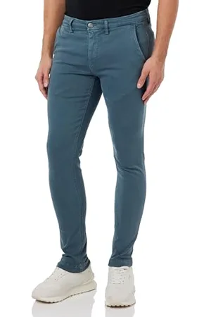 Replay Herren Chino Zeumar Slim-Fit Hyperflex X-Lite mit Stretch, (Blau), 28W / 32L