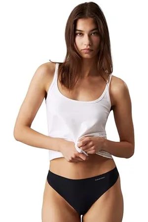 Calvin Klein Damen 3er Pack Strings Invisibles Nahtlos