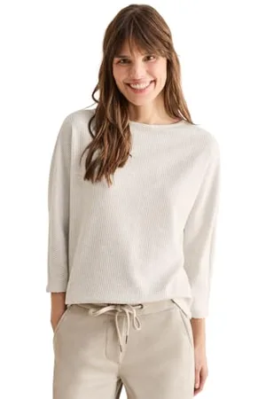 CECIL Damen B322619 Kurzes Melange Shirt, , L EU