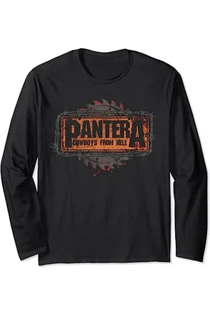 Pantera Offizielles Cowboys von Hell Saw Logo Langarmshirt