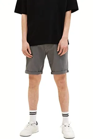 TOM TAILOR Herren Slim Chino Bermuda Shorts mit Stretch, , M