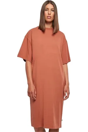 Urban classics Damen TB4792-Ladies Organic Long Oversized Tee Dress Kleid, , XXL
