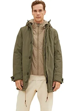 TOM TAILOR Herren Parka mit Kapuze 1032496, , L
