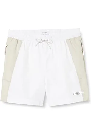 Calvin Klein Herren Badehose Medium Drawstring Lang, , S