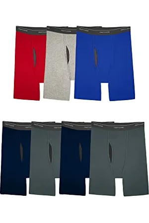 Fruit Of The Loom Herren Coolzone Boxershorts, feuchtigkeitsableitend und atmungsaktiv, Multipacks Retroshorts, Langes Bein, 7er-Pack, XL