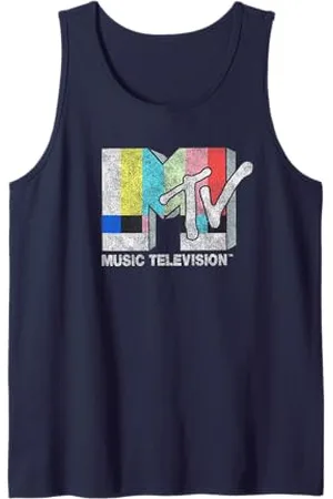 MTV Vintage TV Signal Logo Tank Top