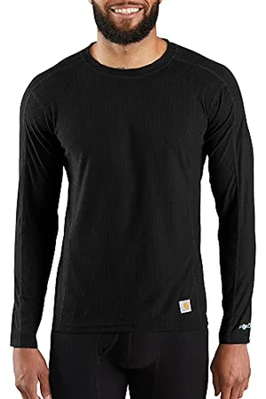 Carhartt Herren Force Lightweight Stretch Grid Base Layer Crewneck Top Baselayer-Shirt, , Mittel