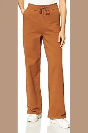 NA-KD Damen Straight Jersey Pants Hose, , XL