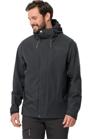 Jack Wolfskin Herren Kammweg 3L Jacke, , M