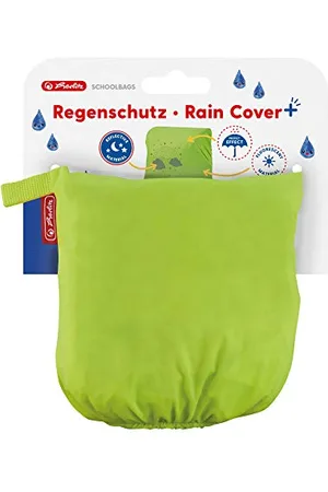 HERLITZ 50033218 Regenhülle für Schulranzen, gelb, 1 Stück, 16.5 x 14 x 4.5 cm