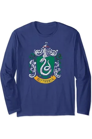 Harry Potter Slytherin House Crest Langarmshirt