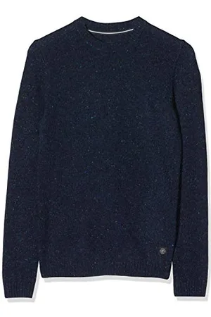 Marc O’ Polo Herren M30612960578 Pullover, Blau (Total Eclipse 896), X-Small (Herstellergröße: XS)