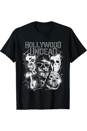 Hollywood Undead – Offizieller Merchandise-Artikel – Metallmasken T-Shirt