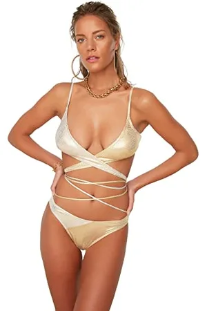 Trendyol Damen Colour Blocked Bikini. Bikini Bottoms, , 40 EU
