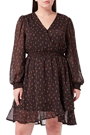 Pepe Jeans Damen Leticia Dress, Brown (Bitter), M