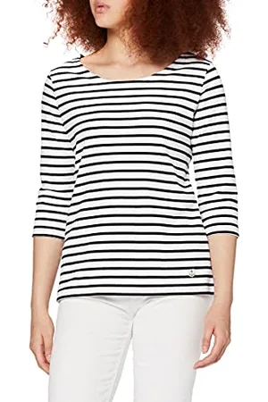 Armor.lux Damen Marinière Guerande Héritage Femme T-Shirt, , 34 (Herstellergröße: 0)
