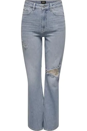 ONLY Female Jeans mit weitem Bein ONLCAMILLE Hohe Taille Weiter Beinschnitt Jeans