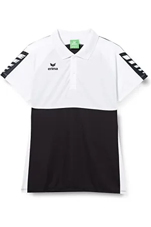 Erima Damen Six Wings Sport Polohemd, schwarz, 40