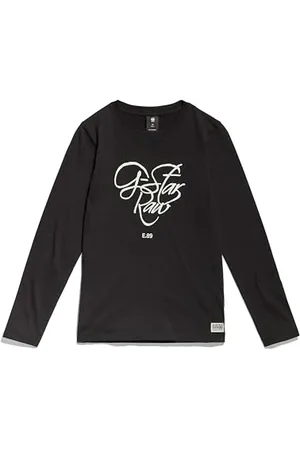G-Star RAW Mädchen SS23005 t-Shirt ls T-Shirt, , 8 Jahre