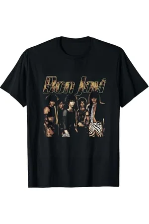 Bon Jovi Offizielle Flames T-Shirt