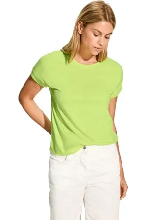 CECIL Damen B321644 Basic Glitzer T-Shirt, , Small