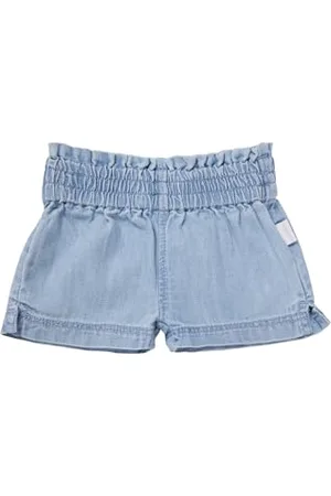 Noppies Baby Baby-Mädchen Girls Nimes Shorts, Brilliant Blue-P026, 50