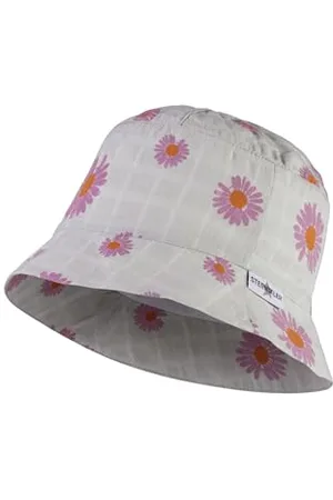 Sterntaler Babyhut Blume - Mädchen Babyhut Blume - Schirmmütze mit UV -Schutz 30 für Schutz an heißen Sommertagen - Sonnenhut aus Baumwolle - flieder, 49