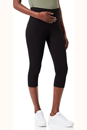 Noppies Maternity Damen Under The Belly 3/4 Capri Morgan Leggings, Black-P090, XS/S