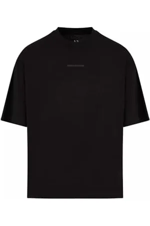 Armani Exchange Emporio Armani Herren Central Exchange Text On Front and Back Oversized Fit Tee T-Shirt, , S EU