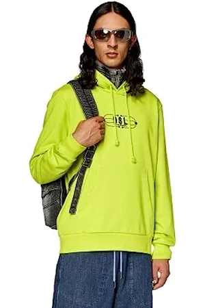 Diesel _S-GINN-HOOD-K35 FELP_Sweatshirt_Gelb_M