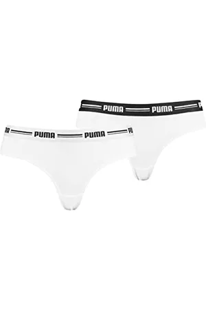 PUMA Damen Brazilian Cotton Modal Pack Hipster H schen, Weiß, M EU