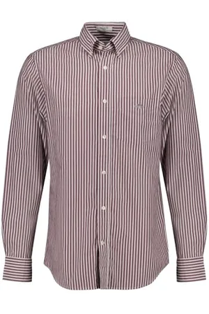 GANT Herren REG POPLIN Stripe Shirt Hemd, , XL