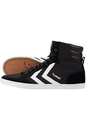 Hummel Unisex Slimmer Stadil High High-Top, Black White Kh, 46 EU