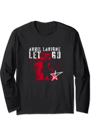 Avril lavigne Offizielle Let Go Sprühfarbe Langarmshirt