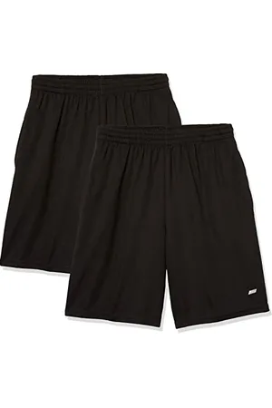 Amazon Herren Weit geschnittene Performance-Funktionsshorts (erhältlich in Big & Tall), 2er-Pack, , S