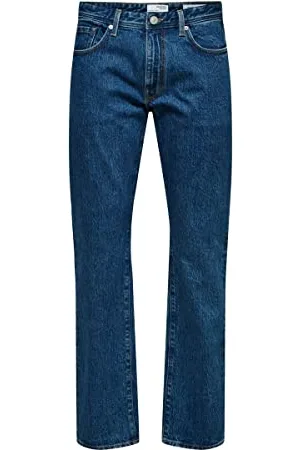 SELECTED Herren Slh196-straightscott 24304 M.blue W Noos Jeans, , 30W / 32L EU