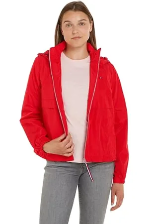 Tommy Hilfiger Damen Jacke Windbreaker Übergangsjacke, , XL