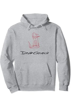 David Gilmour Line Art Pullover Hoodie