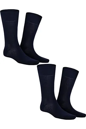 Kunert Herren Socken Comfort Cotton 2-Pack druckfreier Bund Navy 8020 39-42