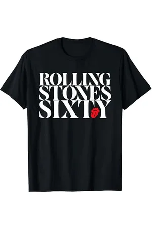 The Rolling Stones Sixty T-Shirt - , Crew-Ausschnitt, T-Shirt, Party, Lässig - Unisex Erwachsene, Unisex Kinder, S
