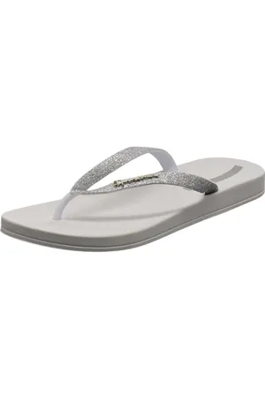 Ipanema Damen ANAT Lolita FEM Flipflop, White/Silver, 43 EU Schmal