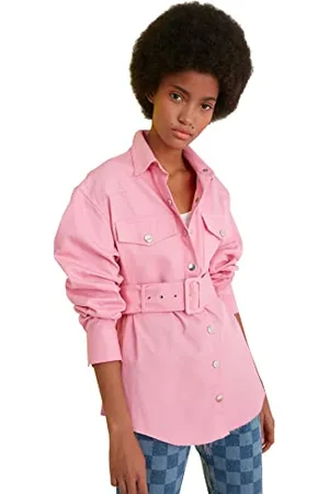 Trendyol Damen Gewölbte Gew lbte Jacke, , 36 EU