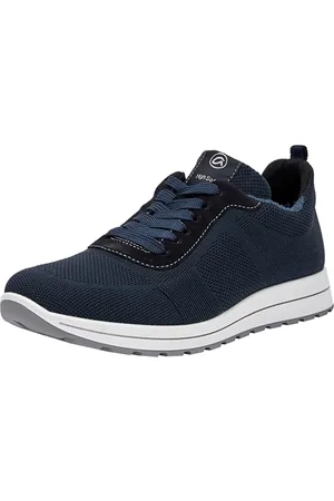 ARA Herren Matteo Sneaker, Blue/Grey,BLAU, 43 EU Weit
